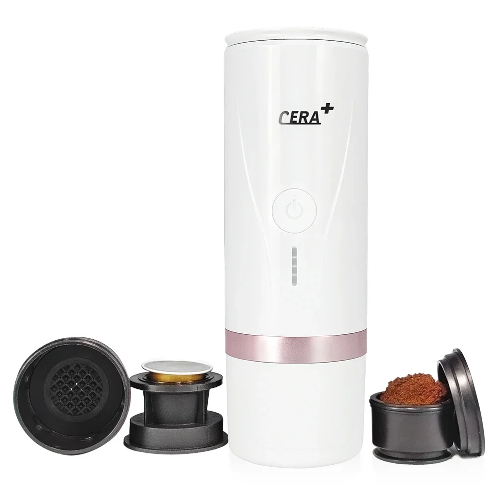 Portable Black Electric Coffee Machine Automatic Manually Operated Portable Espresso Coffee Machine 2