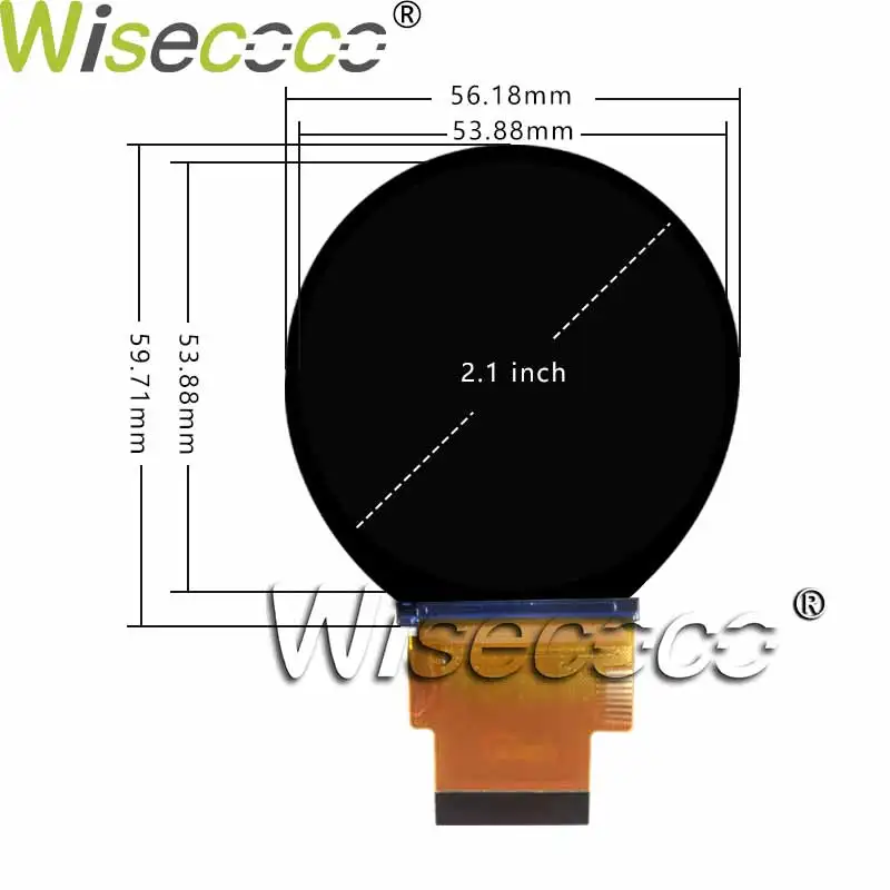 Wisecoco ġ ũ   LCD, IPS ̹ , ٱ , 2.1 ġ, 480x480, 3 SPI, 18 RGB, 40 