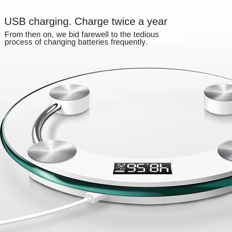 Smart Weighing Scale Rechargeable Electronic Weighing Scales Home Precision Human Body Scales Manufacturers and Distribute Health