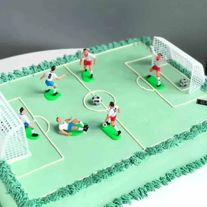 Description Picture 5 of item9Pcs/Set Soccer Football Basketball Kids Cupcake Decoration Cake Topper Happy Birthday Baby Children Party Decor Party Supplies