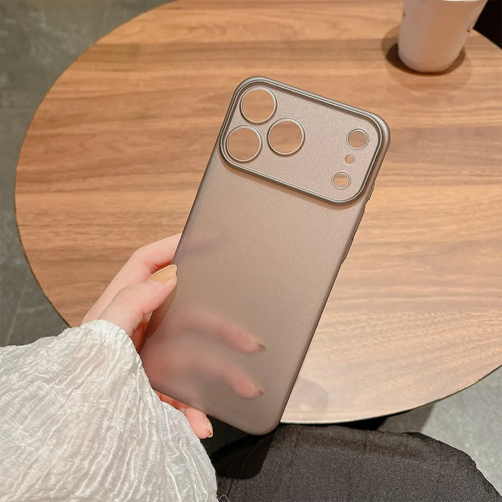 Ultra Thin Shockproof Matte Frosted Air Cover with Full-Round Camera Protection