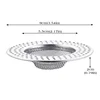 Kitchen Sink Filter Stainless Steel Anti-blocking Net Sink Mesh Strainer Bathroom Floor Drain Cover Shower Hair Catcher Stopper 5