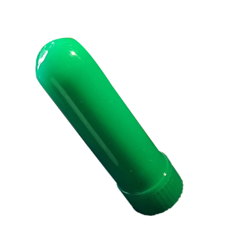 Color Random Empty Mint Oil Inhaler Container Cotton Bar DIY Plastic Tube Nasal Essential Oil Diffuser