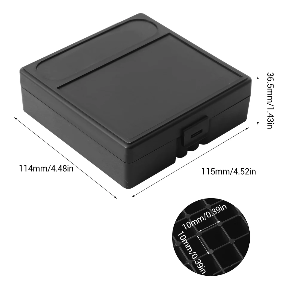 전술 탄약 상자, 샷건 총알 쉘 거치대 상자, 휴대용 라이플 카트리지 보관 케이스, 플립 탑 총알 캔, 9mm, 50/100 라운드