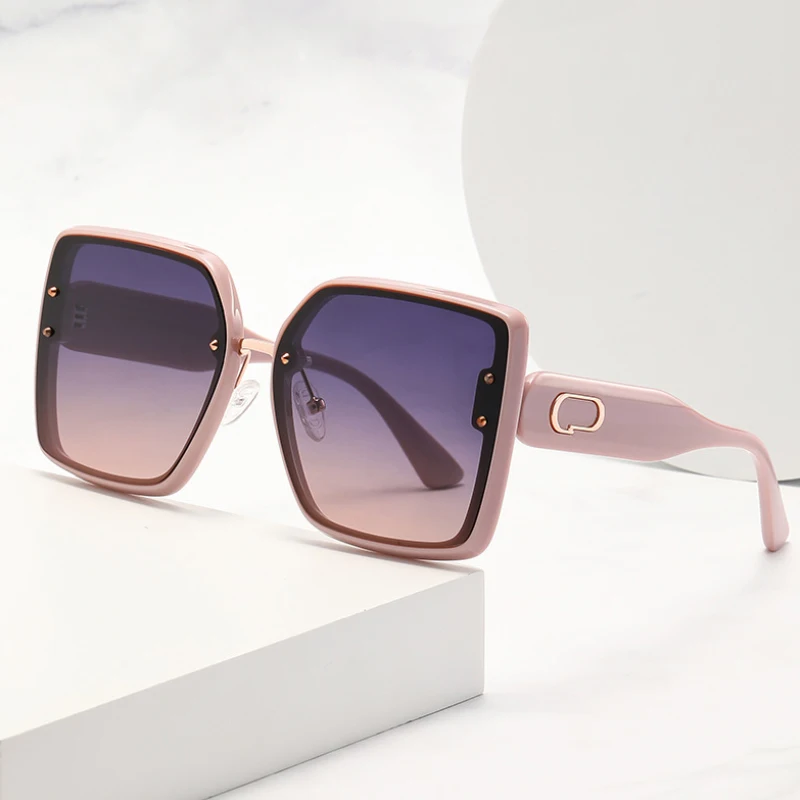 

YG Vintage 2023 Large Square Sunglasses for Women Mens UV400 Shades Luxury Brand Designer Driving Glasses Oculos De Sol Feminino