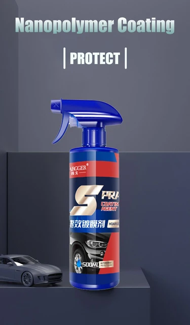 Ceramic Car Coating Spray - 3-in-1 Waterless Wash, Polish & Protectant, 2 Pack, Nano Technology