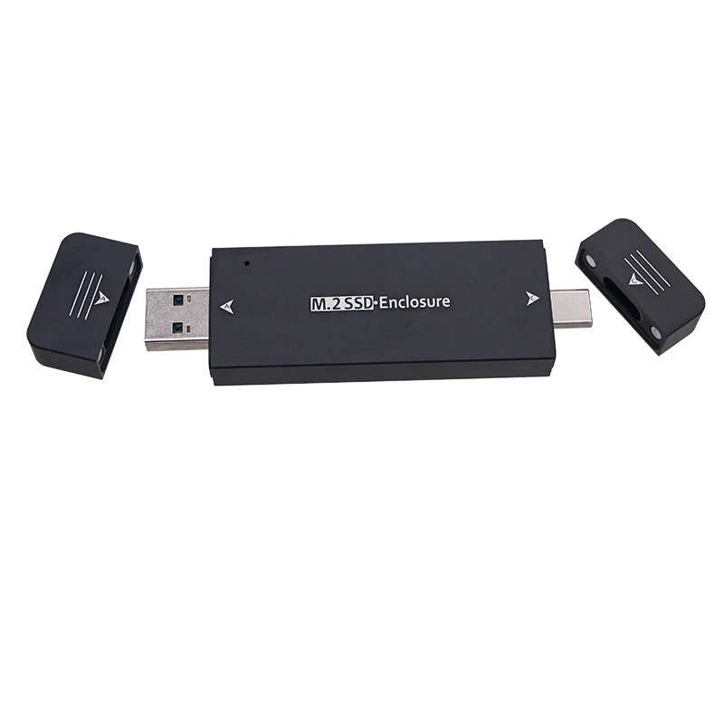 Boîtier SSD M.2 SATA & NVMe UnionSine MD202 - RTL9210B, USB-C 3.1