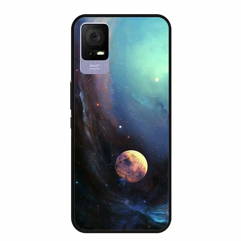 Fashionable Soft TPU Silicone Phone Cover - Stylish Painted Bumper Case