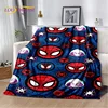 Superhero Marvel Avengers Spider Man Cartoon Soft Flannel Blanket for Beds Bedroom Sofa Picnic,Throw Blanket for Cover Kids Gift 5