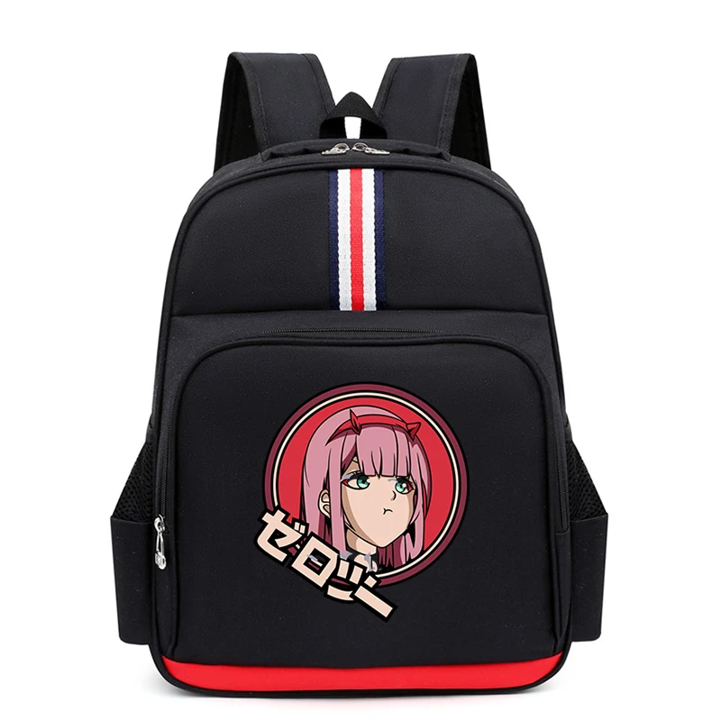 

DARLING in The FRANXX Anime Teenager Backpack Girls Boys Fashion Laptop School Bag Student Travel Rucksack Anime Shoulders Bag