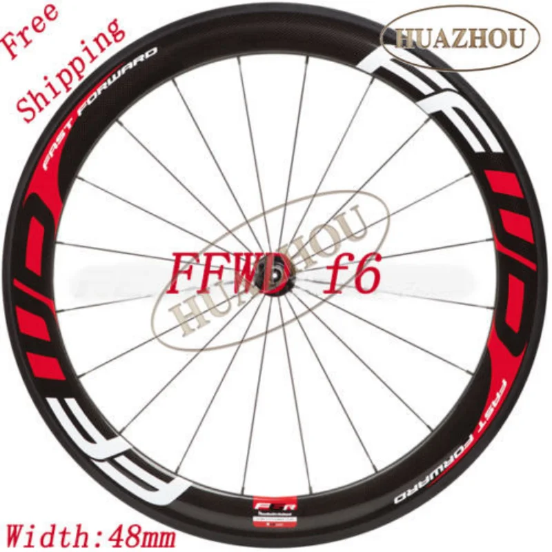 Wheels rim Stickers for FFWD F6R Road Bike Bicycle stickers depth 48 mm free shipping Vinyl cycling accessories decals | Спорт и