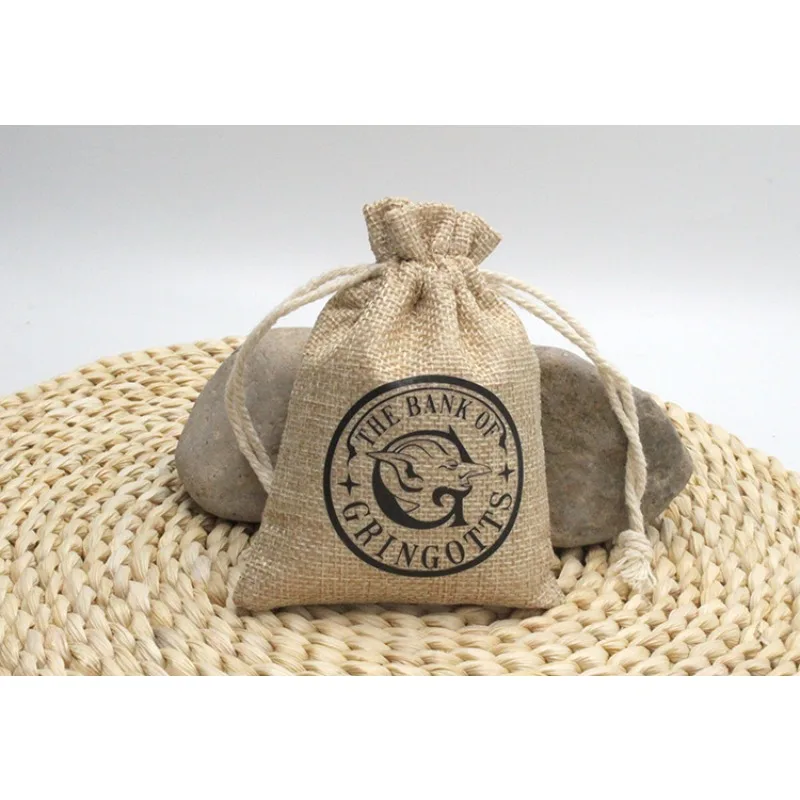 Magical Academy Harries Moneta Commemorativa Elf Sack Gringotts Potters Creative Bundle Pocket Coulisse Bag Fashion Protective