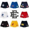 2024 New Summer Eric Emanuel EE Basic Mesh Short Classic Floral Printed Gym Shorts Men's Basketball Sports Casual 1