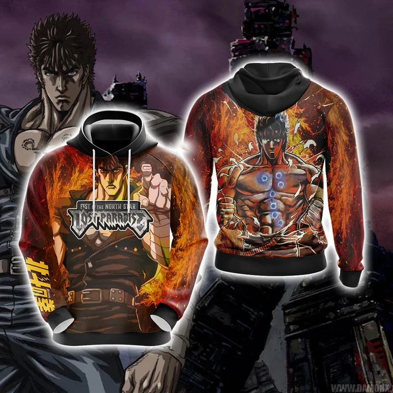

Fist Of The North Star Kenshiro New Unisex 3D Graphic Hoodies For Men Women Clothing Fashion Pullover Sweatshirt Hoody Apparel