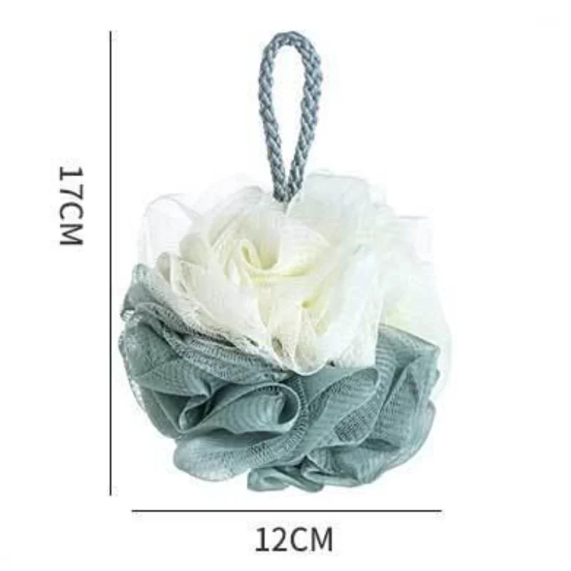 High Quality Bath Ball Mesh Cool Flower Bath Towel Body Cleaning Shower Wash Sponge Brush Scrubber Bathroom Accessories 6