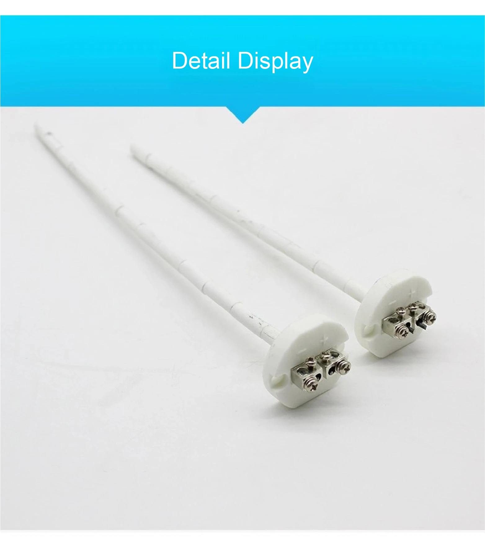 WRN-010 K Type High Temp Thermocouple Sensor 2mm Dia Ceramic Probe 0-1300C for R