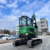 Mini excavator 3.5-ton EPA farm new track excavator compact mini bagging machine Kubota engine excavator price