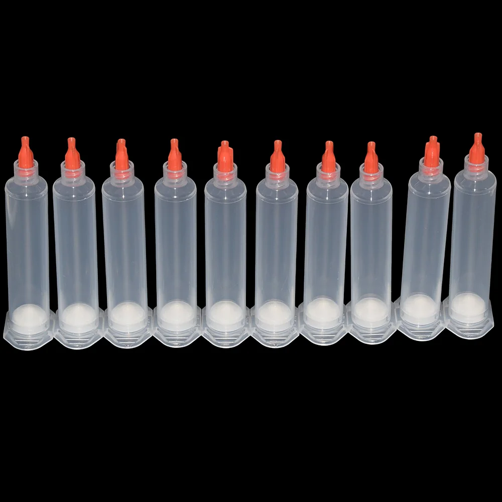10pcs10ccIndustrialDispensingSyringeBarrel10mlUVGluesAdhesives