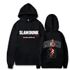 Anime Slam Dunk Hoodies de lã, pulôver casual com capuz, streetwear Hip Hop, moletons, Sakuragi Hanamichi Print Tops, outono 5