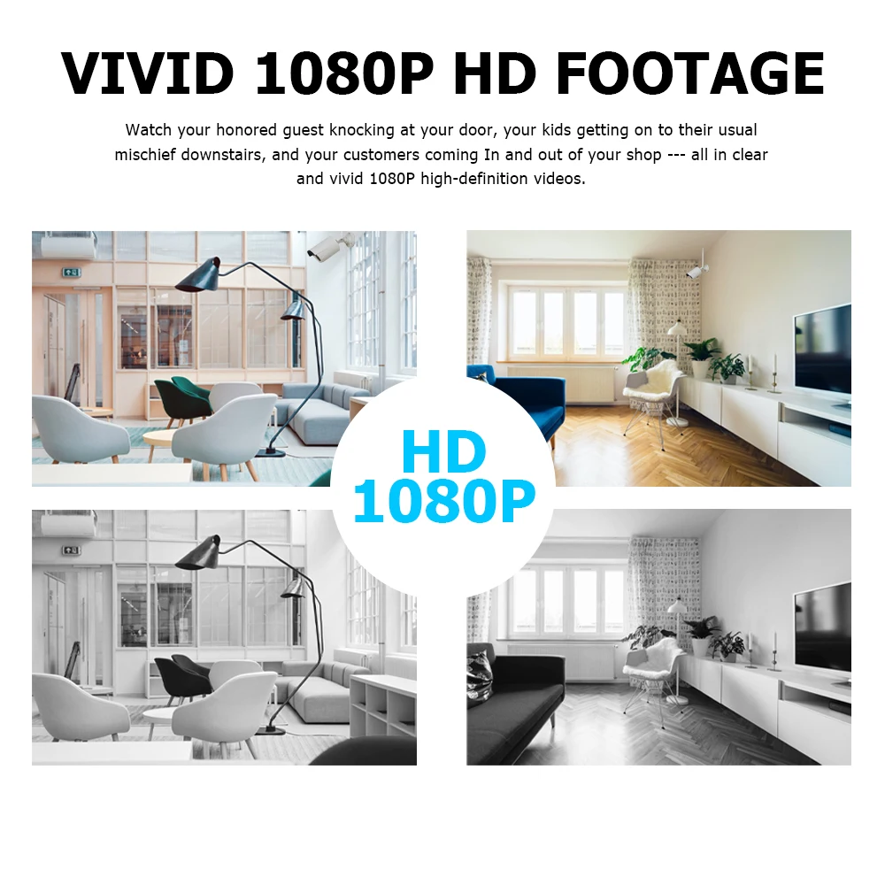 S3ecd3c909bc4432e9514cb3aff0b75b7Y Tuya H.265 IPTV 2MP HD Wireless WIFI IP Security Camera CCTV System Two Way Audio Waterproof PTZ 4CH P2P NVR Video Surveillance