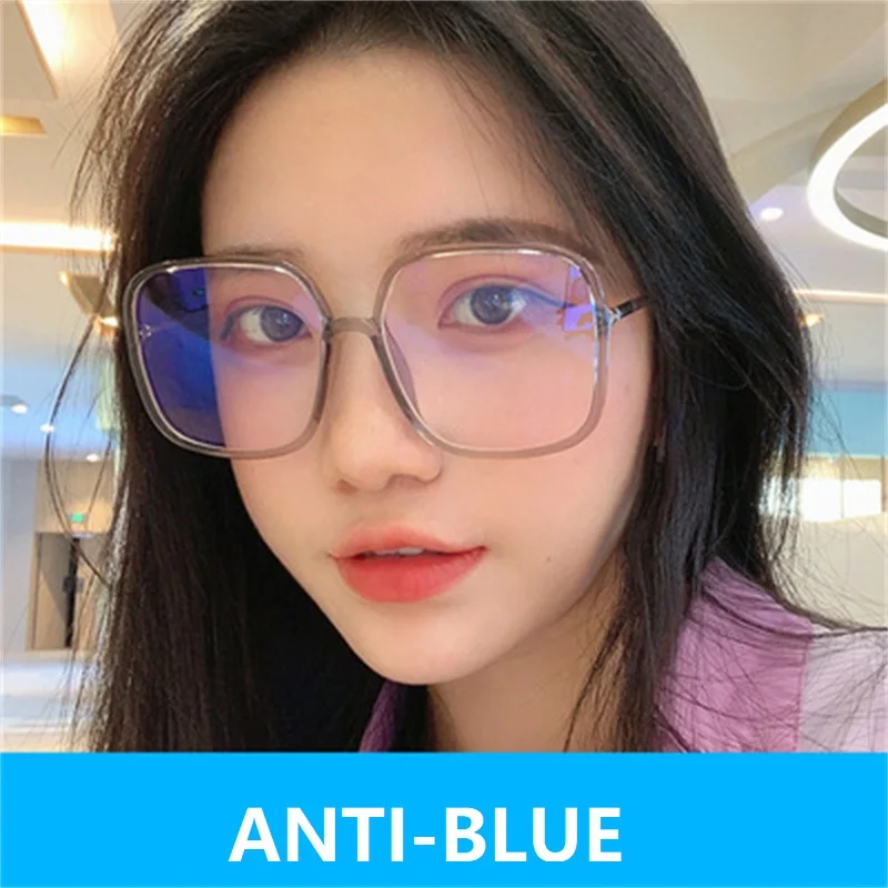 Stylish Oversized Transparent TR90 Unisex Glasses Frame