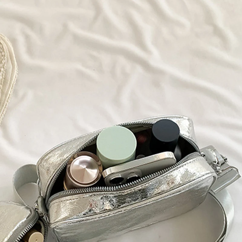 Simple Wide Strap Designer Handbags Purse PU Leather Women's Crossbody Bags 2pcs Luxury Brand Solid Color Shoulder Bag