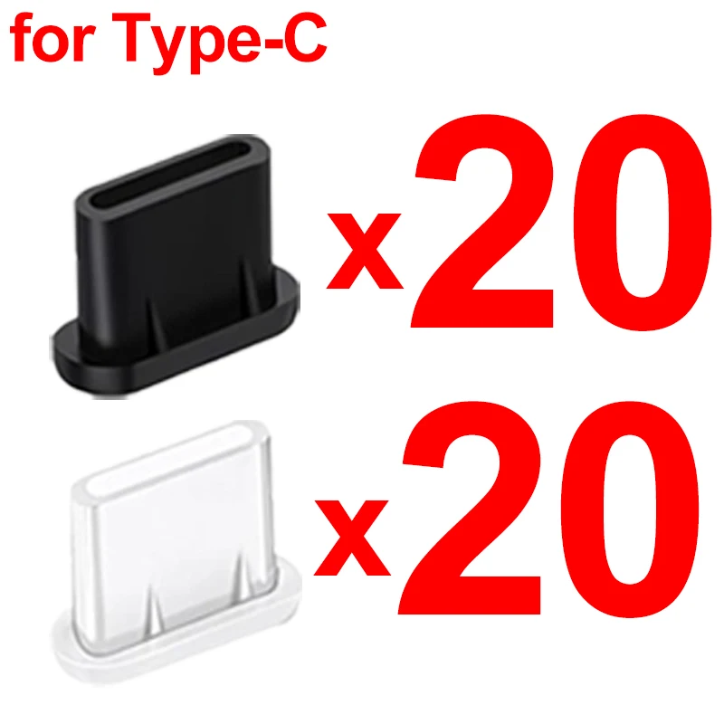 Universal USB/Type-C Dust Plug Charger Port Cover Cap