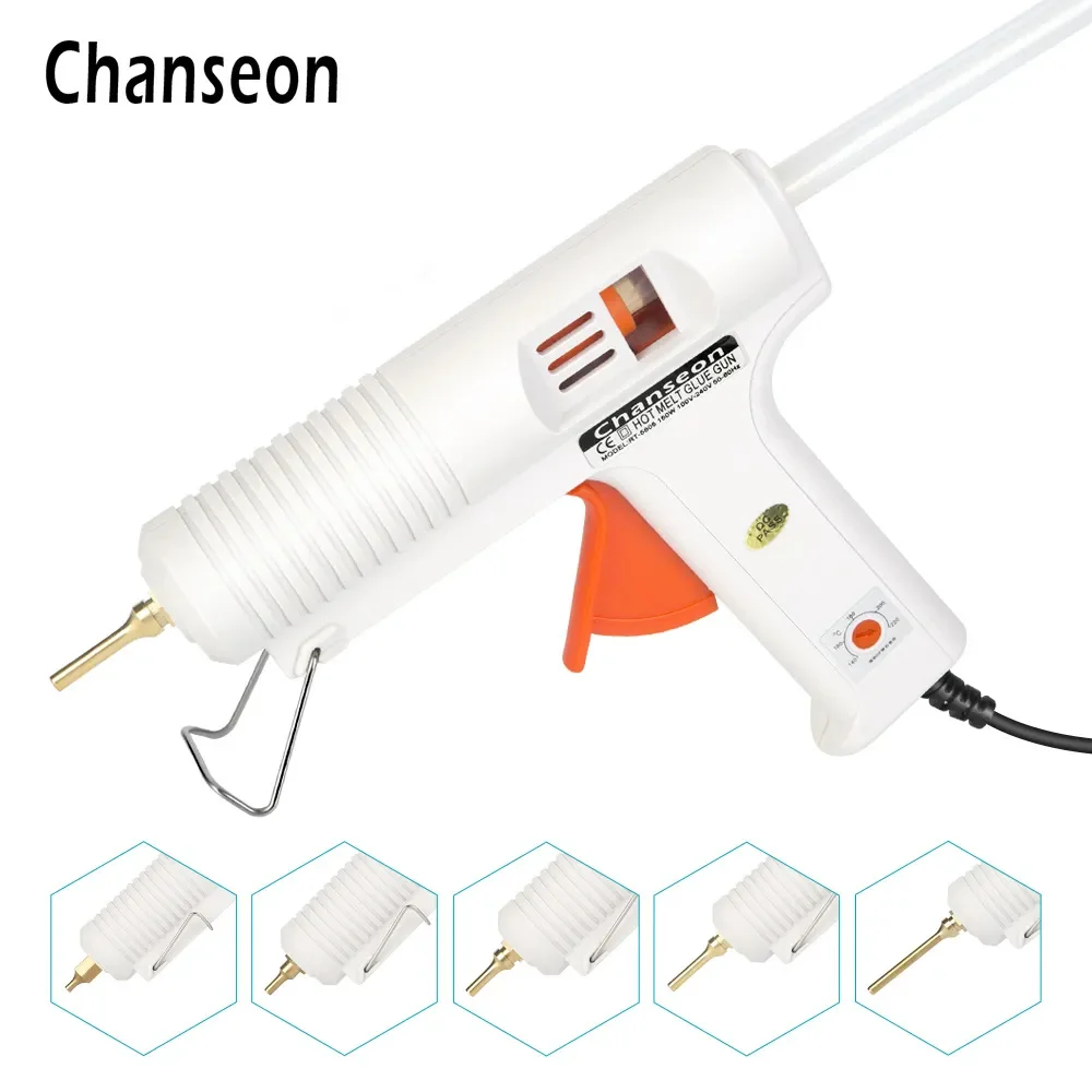150W EU plug 220V Hot Melt Glue Gun Smart Adjustable Temperature Copper Nozzle Heater Muzzle Diameter 11mm Craft Repair Tool hot melt glue gun,hot glue gun