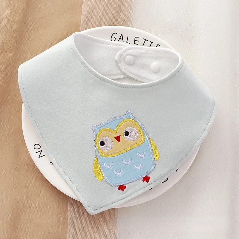 New Soft Cotton Kid Infant Face Bath Saliva Towel Baby Bibs Handkerchief LH 