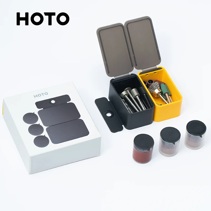 

HOTO Rotary Tool Accessories Kit Woodworking Carving Suitable for Cutting Milling Painting Trimming Dismantling and Drilling