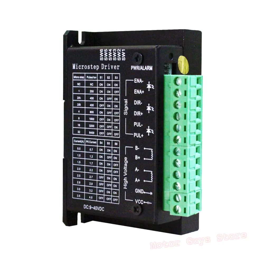 4.0A DC 9V 12V 24V 42V TB6600 stepper motor driver Controller Board For Nema 23/34/42/57/86/17/32 segments CNC Engraving machine