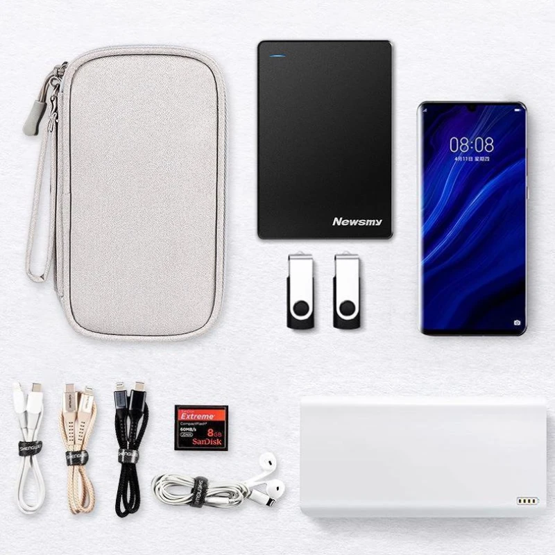 Travel Cable Bag Portable Digital Storage Pouch Charger Data Cable USB Bag Organizer Waterproof Electronic Accessory Storage Bag - 5