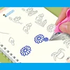 Magic Copybook Drawing Toys for Kids Montessori Reusable Pen Control Training Writing Sticker Learning Educational Toy Children 4