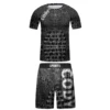 Cody Jiu Jitsu T-shirt For Kid MMA Shorts Bjj Rashguard Kids 4pcs/set Boy Boxe kickboxing Mma Compression Clothing Children Suit 3