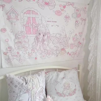 Un bannière de style de vie représente la communauté chauve avec l'esthétique pour les tentures murales, les tapisseries et le tissu de fond 1
