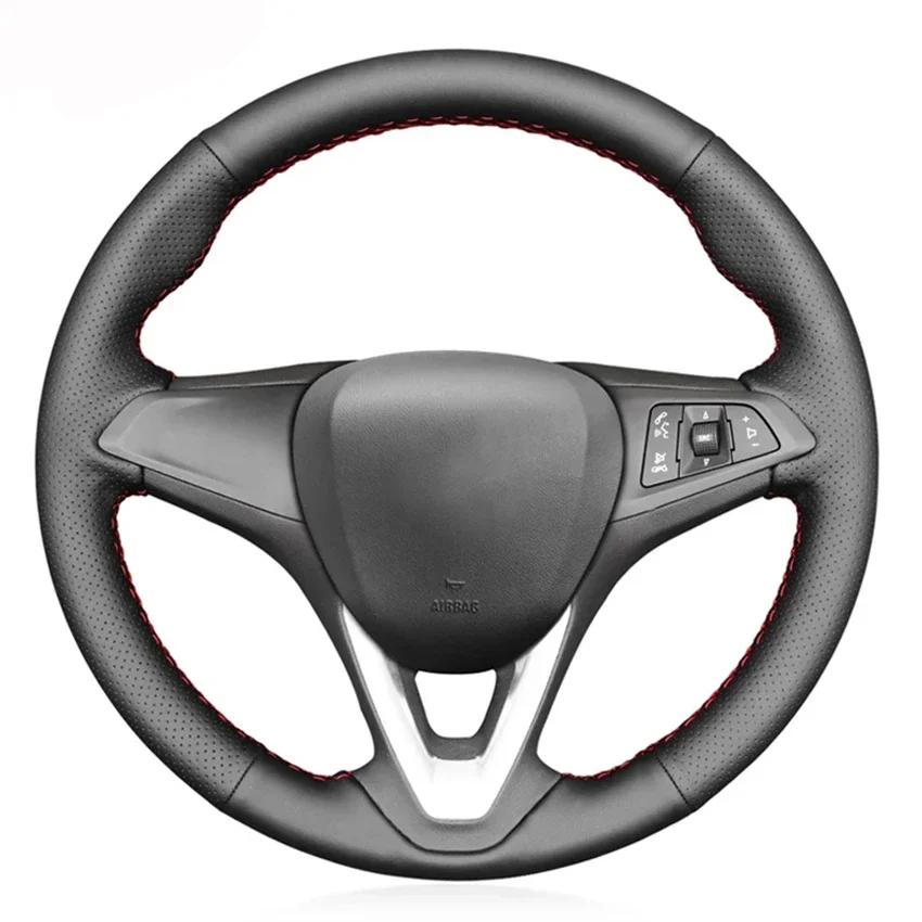 Coprivolante In Ecopelle Nera Per Opel Astra Corsa Karl Grandland X Vauxhall Crossland Insignia Viva Zafira 2014-2020