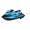 Racing RC Boat High Speed Radio Remote Control Speedboat Waterproof Rechargeable Electronic Motorboat For Pool Game Kids Gift 5