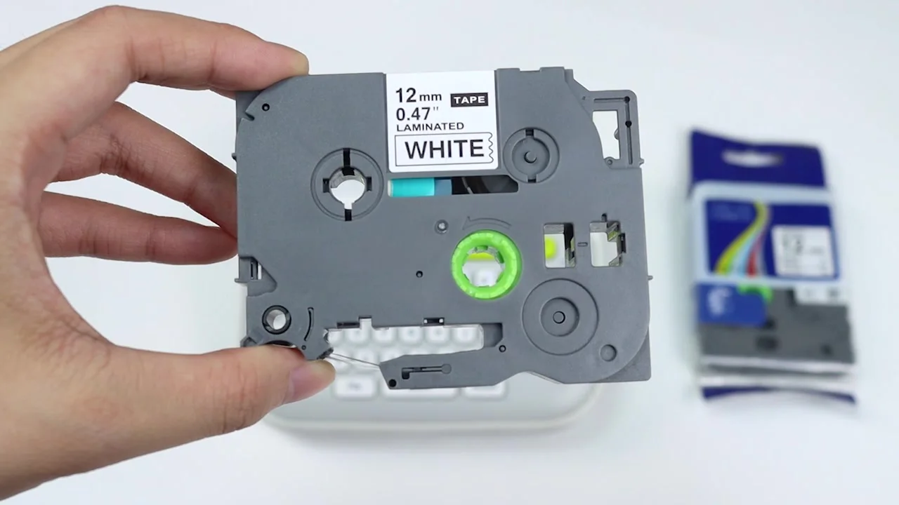 Nastri Brother 5 TZe-231 12mm Nero Su Bianco - Per Etichettatrici P-Touch, 8 Metri Ciascuno Nastri Resistenti Acqua - Foto 3