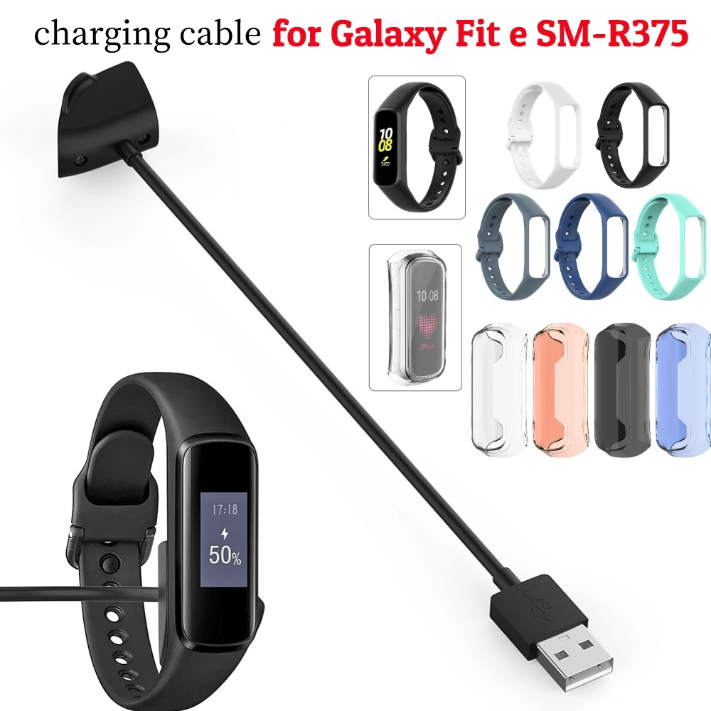 Sm R375 Galaxy Fit E Noir Wristband Charger Cable For Samsung