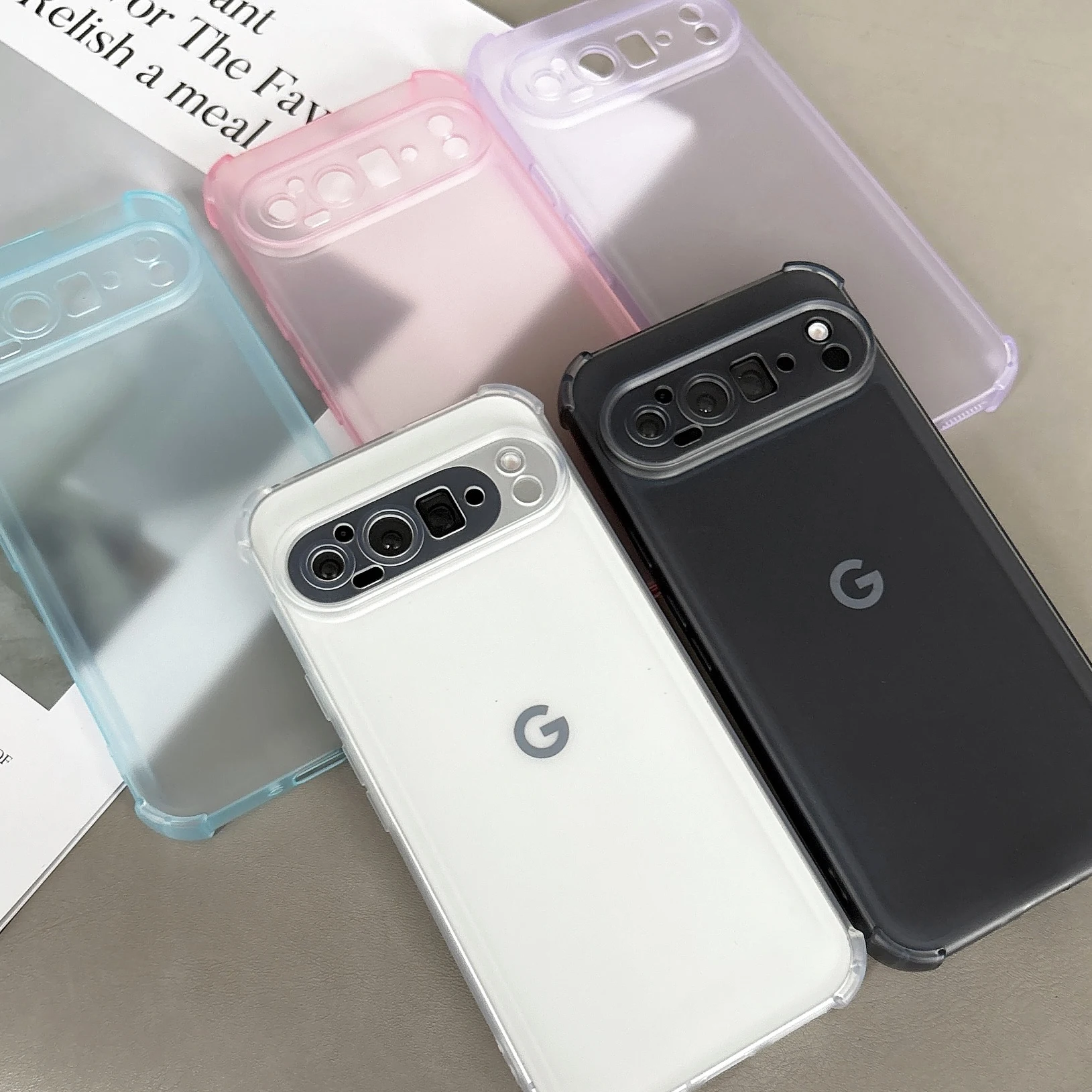 Slim Translucent Frost Mist Case with 4-Corner Drop Protection