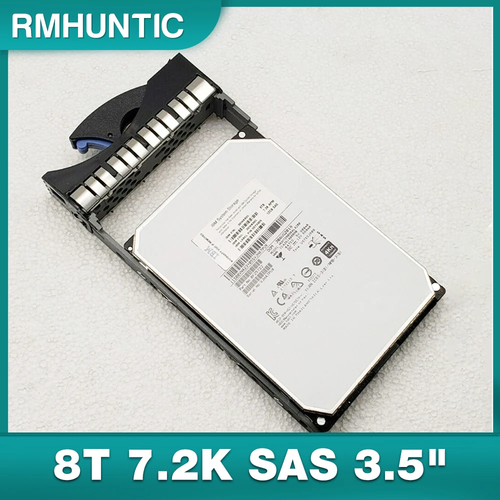 

For IBM Hard Disk V7000 Gen2 00WK865 00WK868 00WK867 8T 7.2K SAS 3.5"