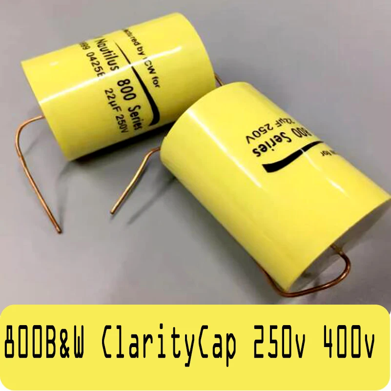 Imported American Nautilus 800B&W ClarityCap 400v 250v 0.1UF 0.22UF 1UF biliary coupling frequency divider capacitor 10pcs 100% new imported original fjp13009h2tu fjp13009h2 e13009 2 j13009 2 to 220 switching transistor 12a 400v