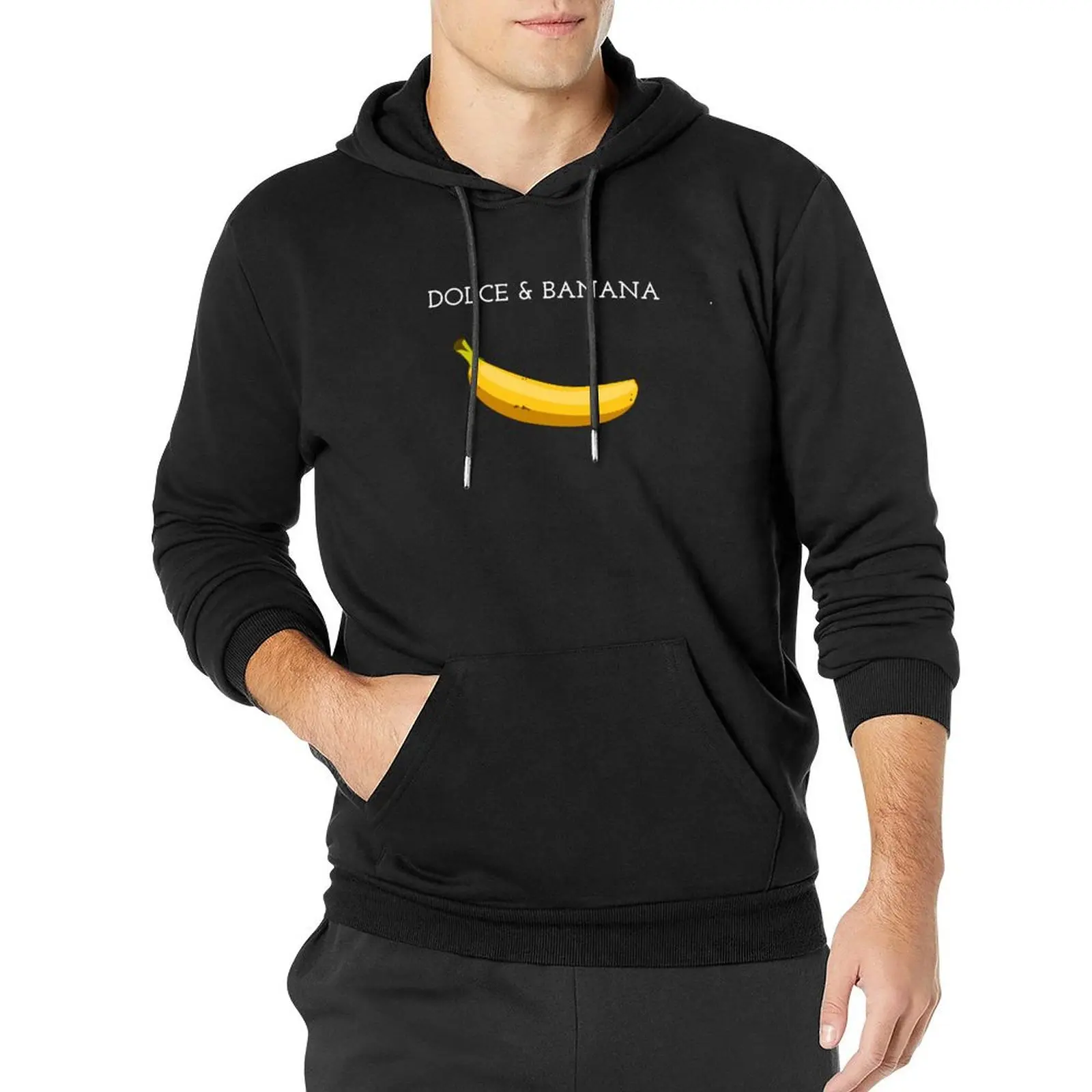 

D-dolce&banana/повседневные толстовки с капюшоном из хлопка с забавными фруктами Y2k, весенний уличный пуловер с капюшоном и длинными рукавами