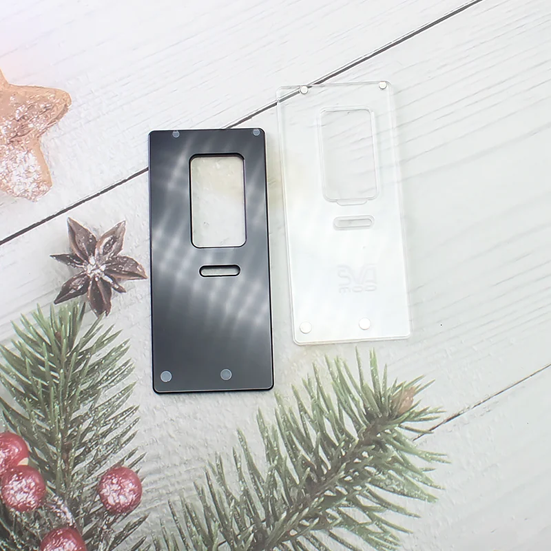 

Replacement Panel Door For SVA Mod KIM AIO DNA 60W 70W Box Mods Aluminium Alloy PMMA Head and Tail Front Panels Doors SXK Made