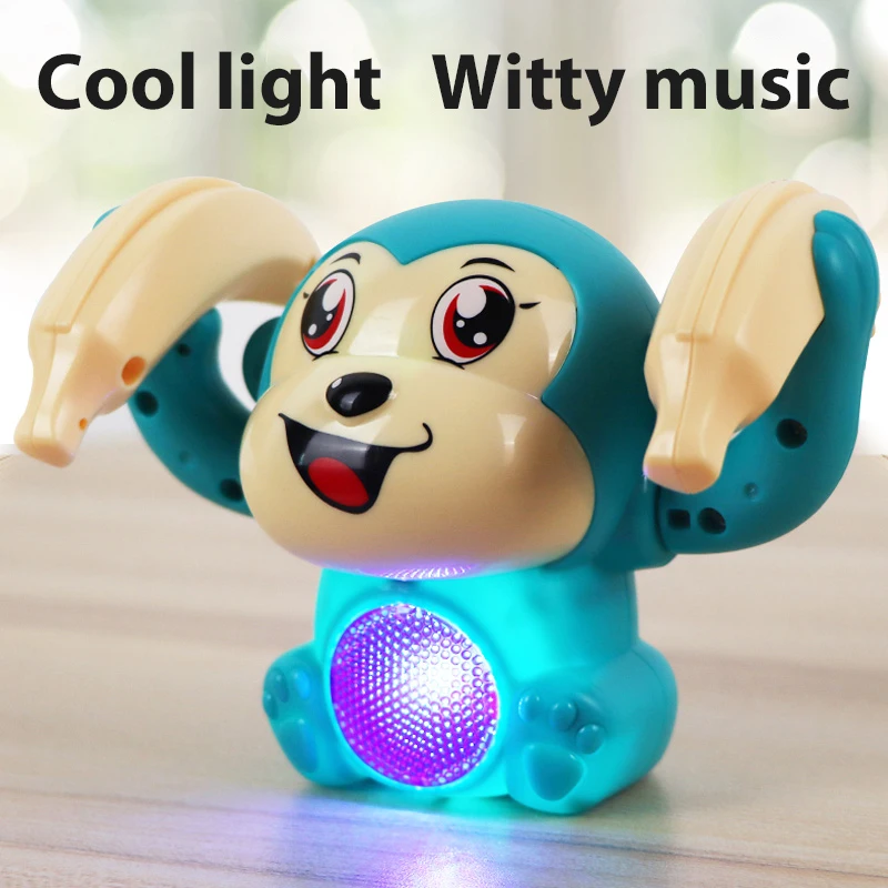 

Baby Toys Electric Tumbling Monkey Light Music Puzzle Sound Tipping Monkey Kids Toys Early Educational Toys For Children Gifts