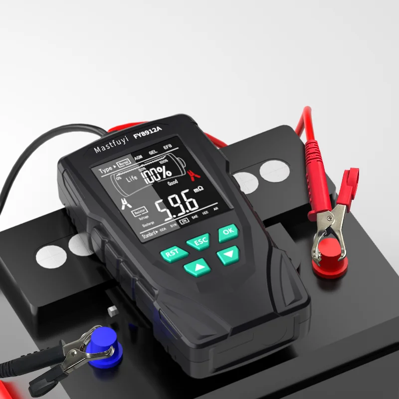 Battery Tester MASTFUYI Multifunctional Battery Tester Battery Internal Resistance Voltage Discharge Current Power Lifespan Test Meter