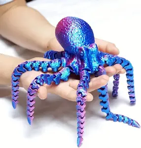3D Printed Octopus, 3D Printed Toys, 3D Printed Gifts DIY Creative Decorations, 2024 Easter Gifts