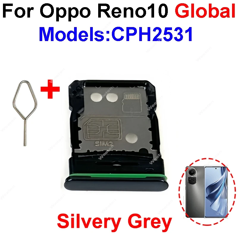 For OPPO Reno 9 10 10 Pro 10 Pro+ Plus 5G SIM Card Tray SIM Card
