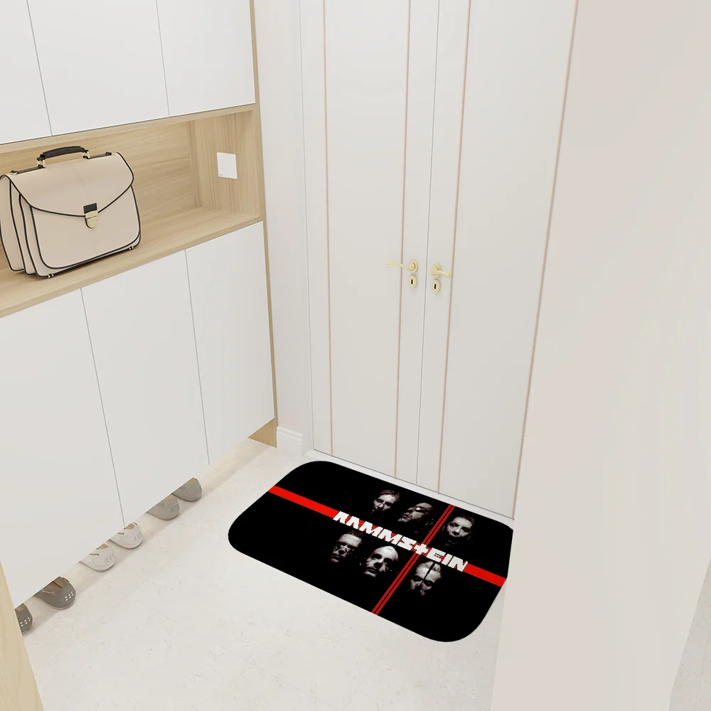 Rammstein Room Mats Cheaper Anti-slip Modern Living Room Balcony Printed Welcome Rug 5