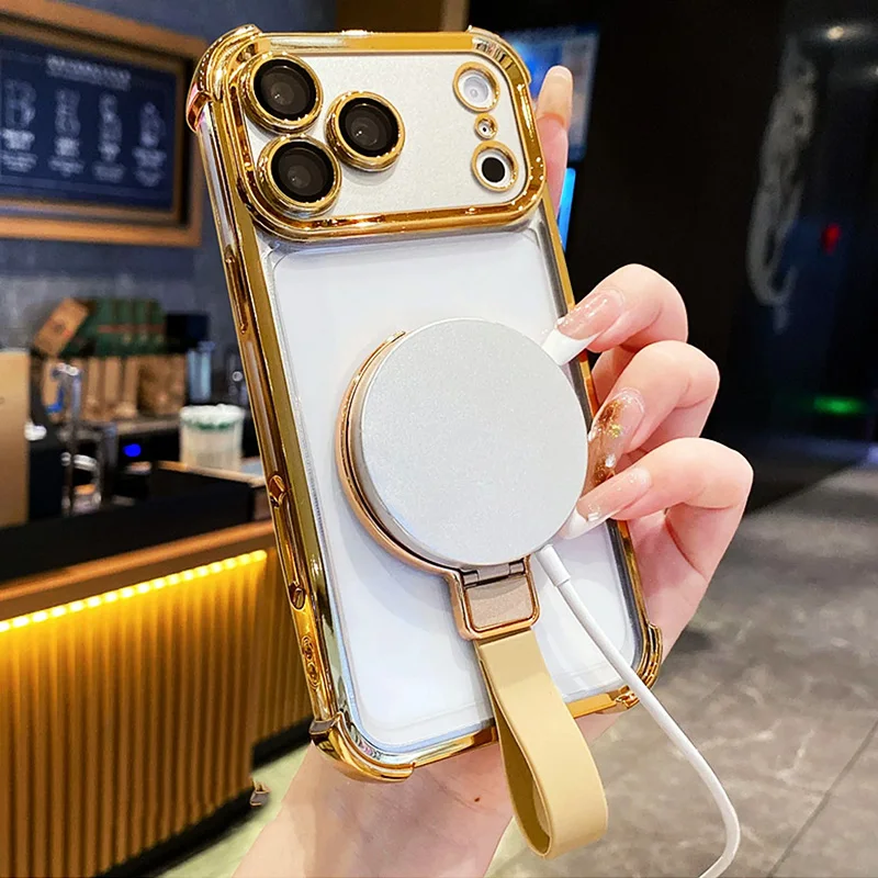 Handheld Magnetic Bracket with Flash Powder Shockproof Cover